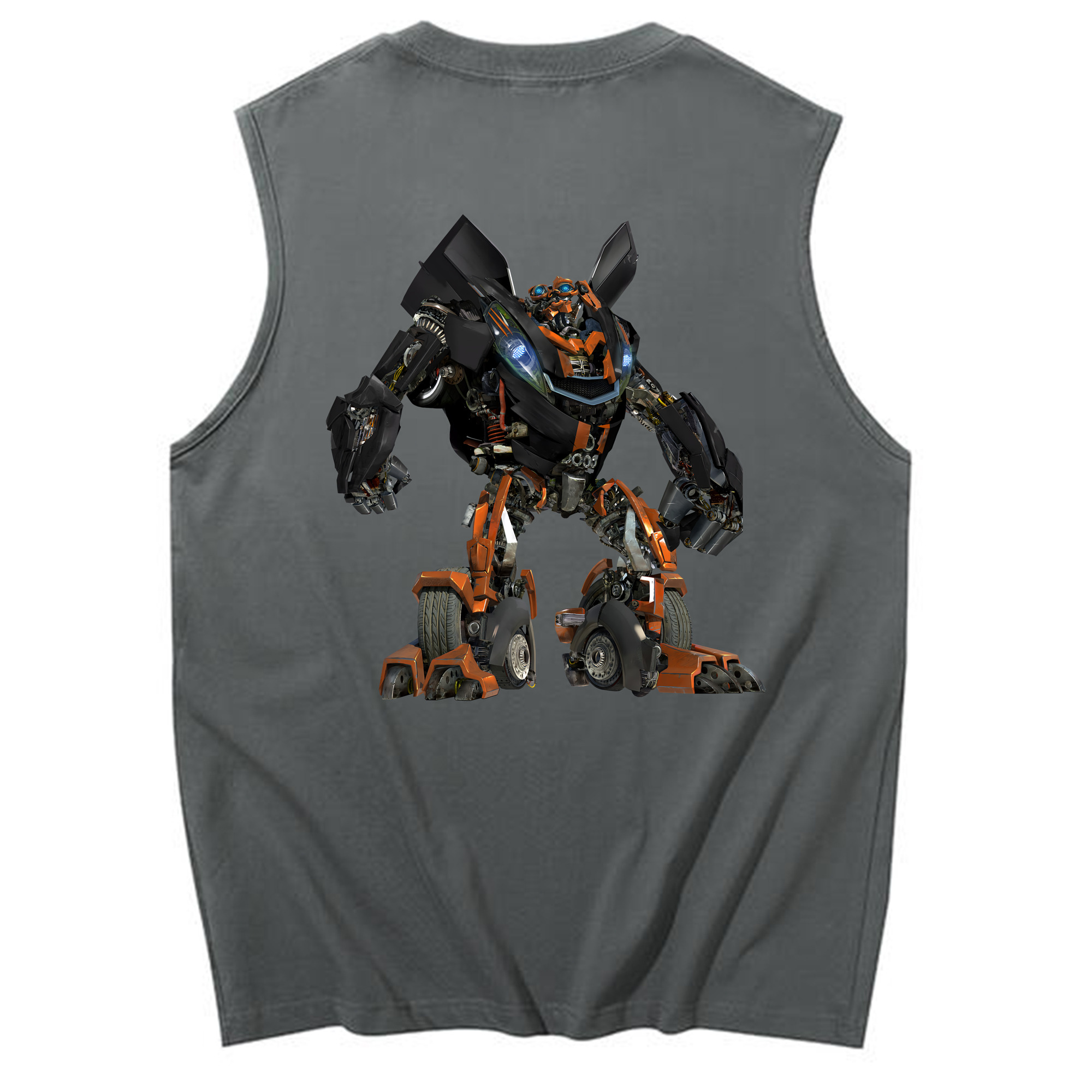 （画像用） Transformers トランスフォーマー コットン100％タンクトップ（背面プリント）